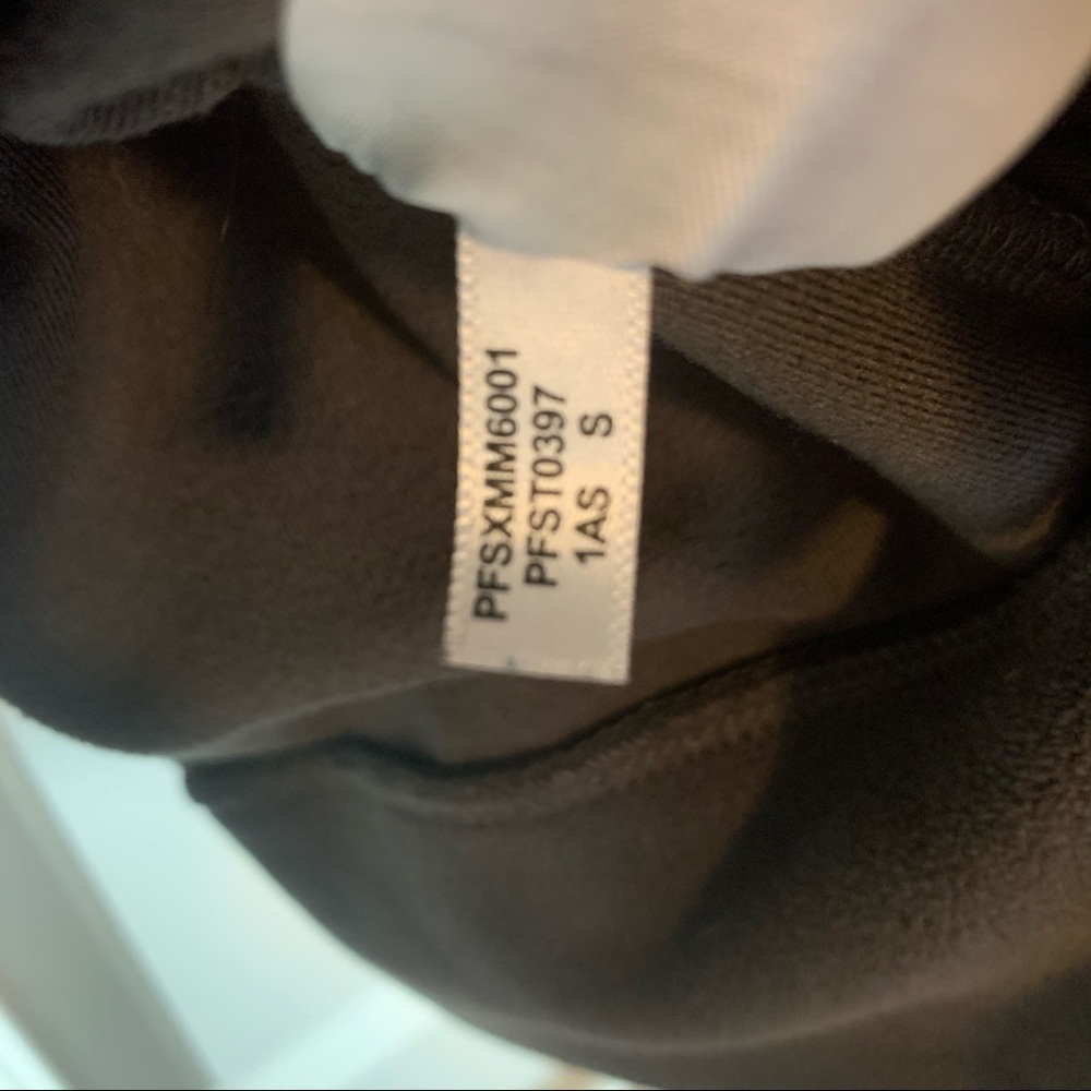 Calvin Klein Performance gray fleece funnel neck athletic sweatshirt S - Picture 6 of 8